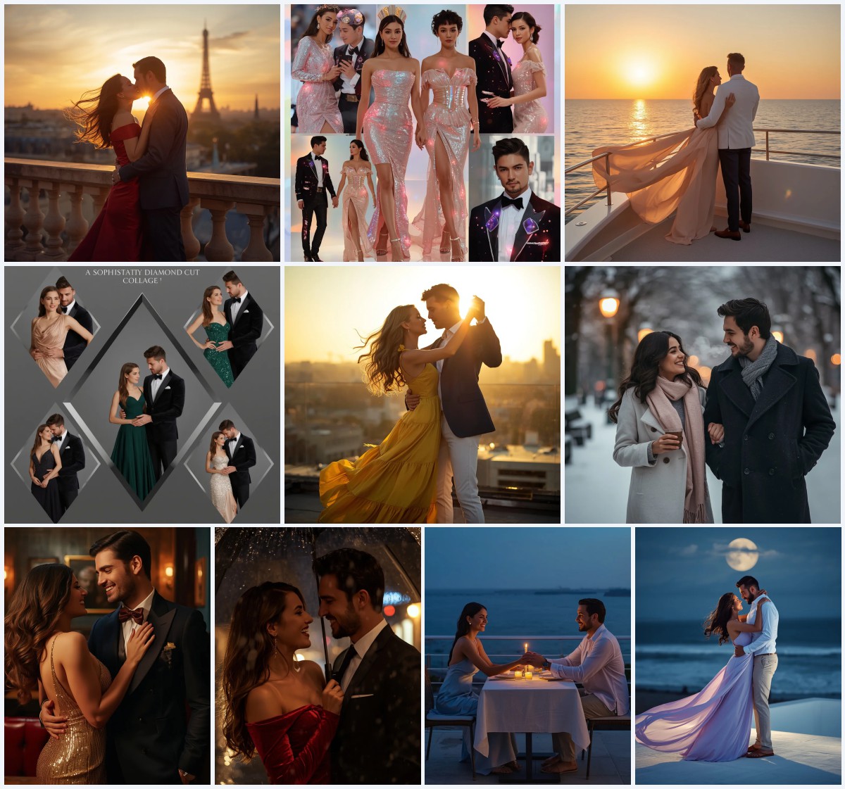 Best 10 Love AI Prompts for Intimate Gazes and Hand Holding with Soft Focus