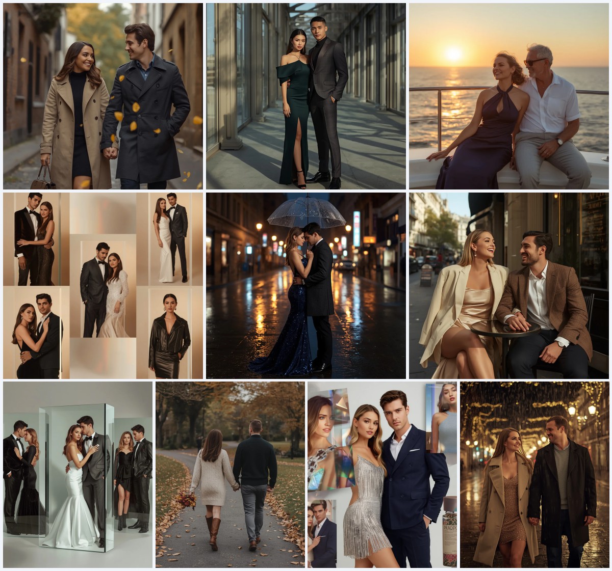 Best 10 Summer Couple AI Prompts for Sunny Beach Vacation Photography with Bright Colors