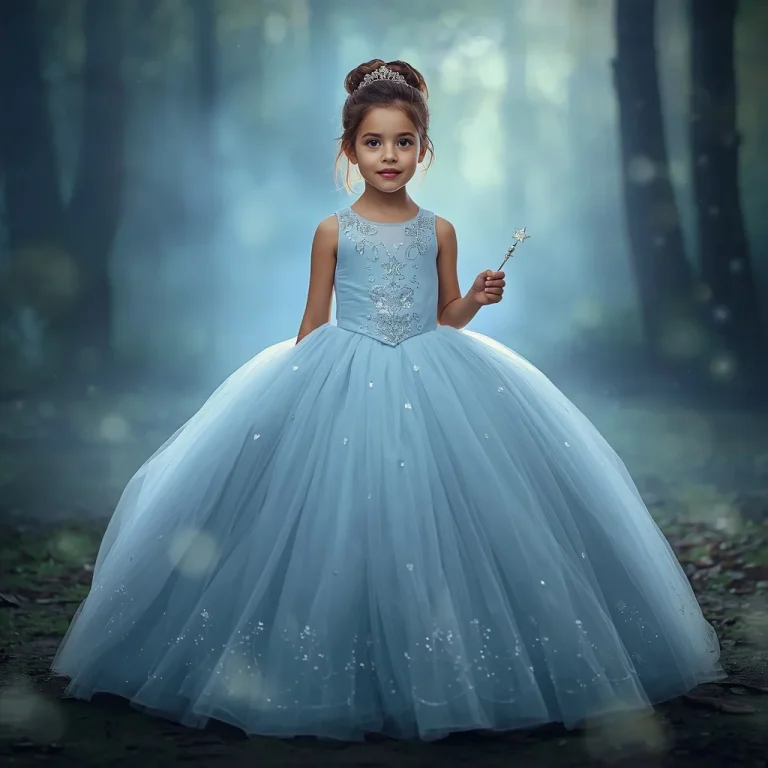 Embroidered Tulle Ball Gown for a Princess Dream | chatgpt prompt examples