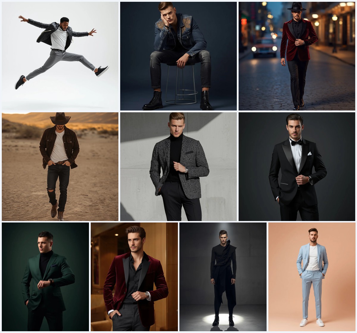 New 10 Makeup AI Prompts for Men’s Subtle Grooming and Special Effects Looks