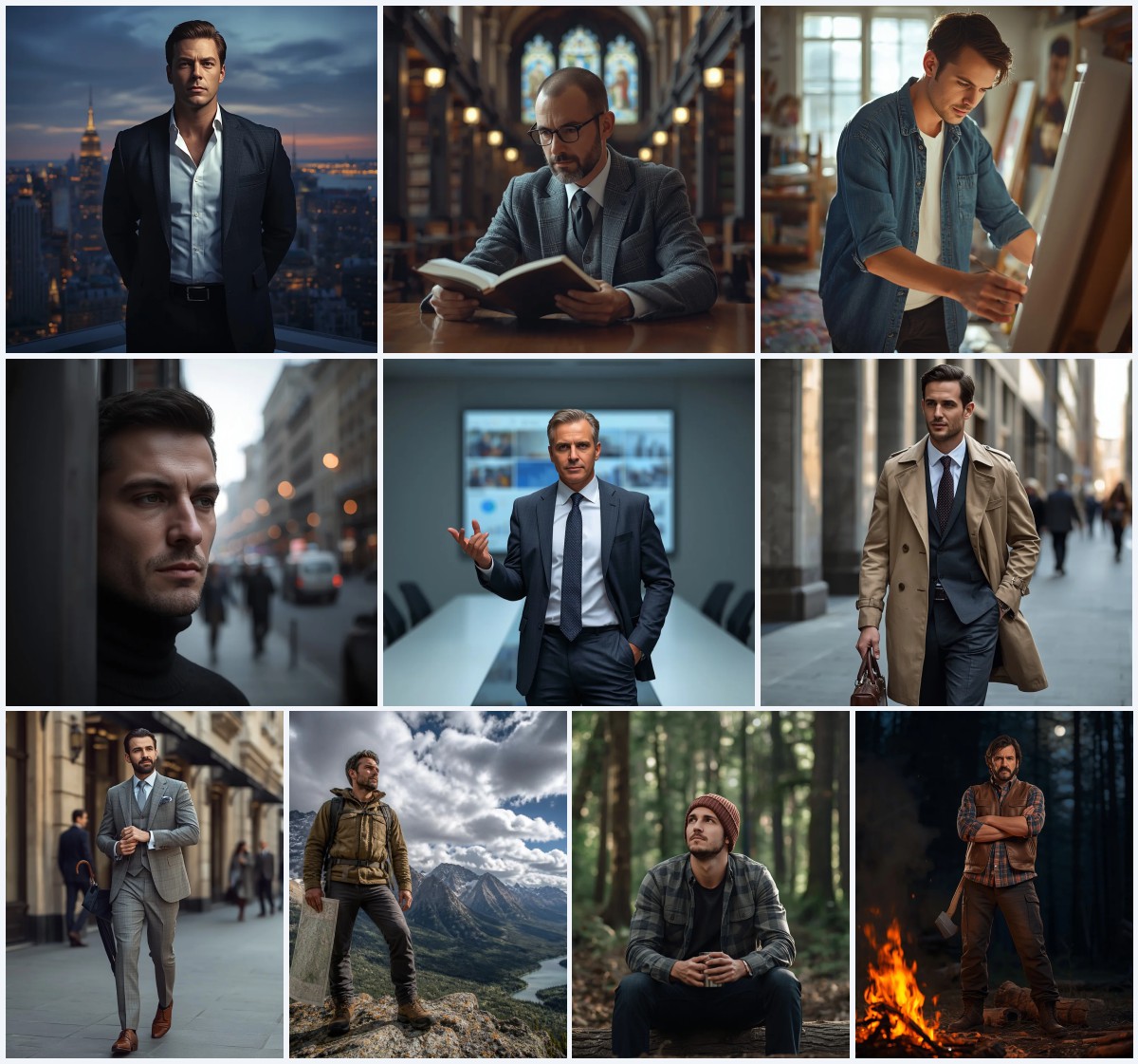 New 10 Romantic AI Prompts for Heartfelt Men’s Couple Photography Ideas