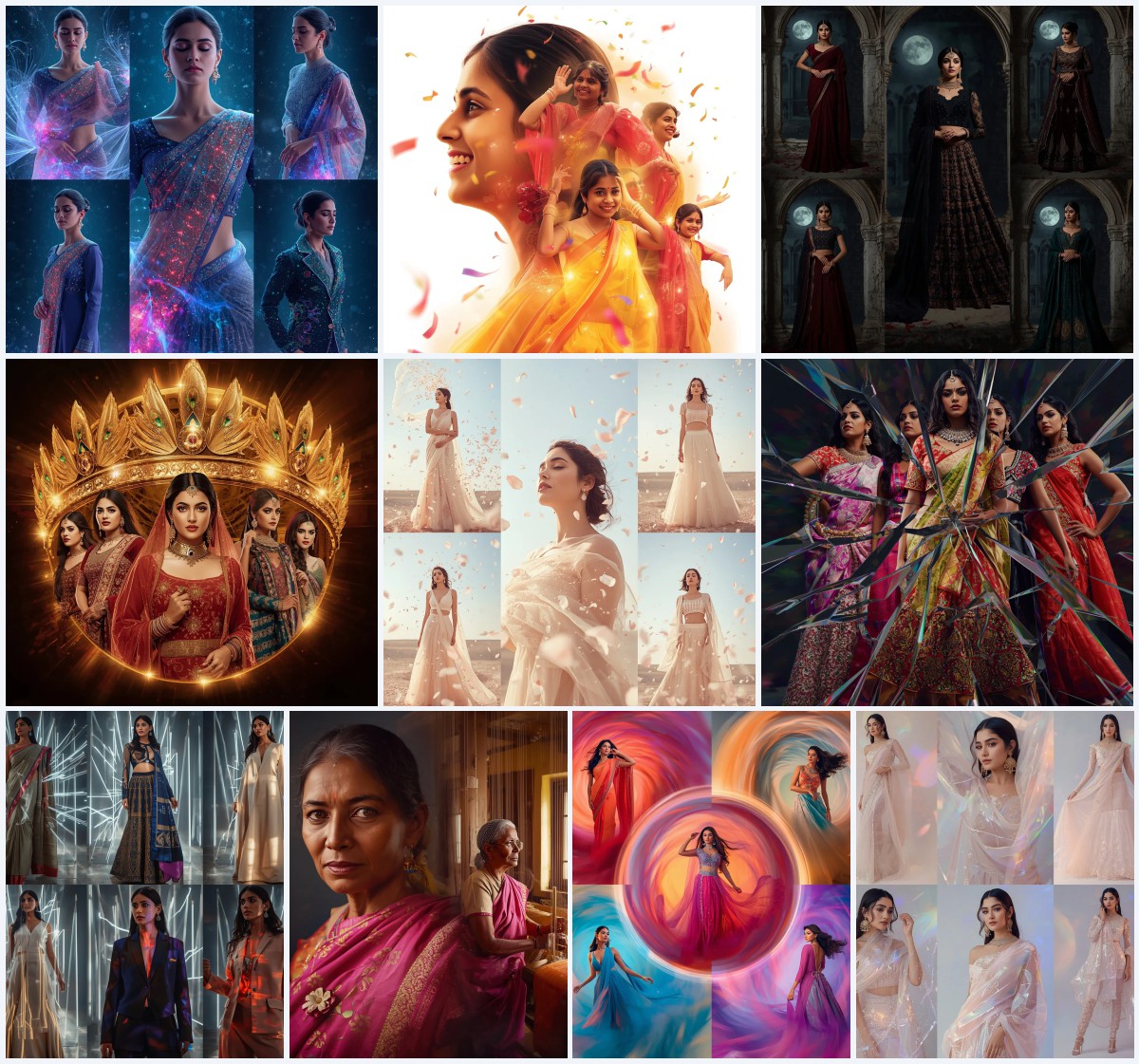 Top 10 Candid Saree AI Prompts for Natural and Authentic Moments